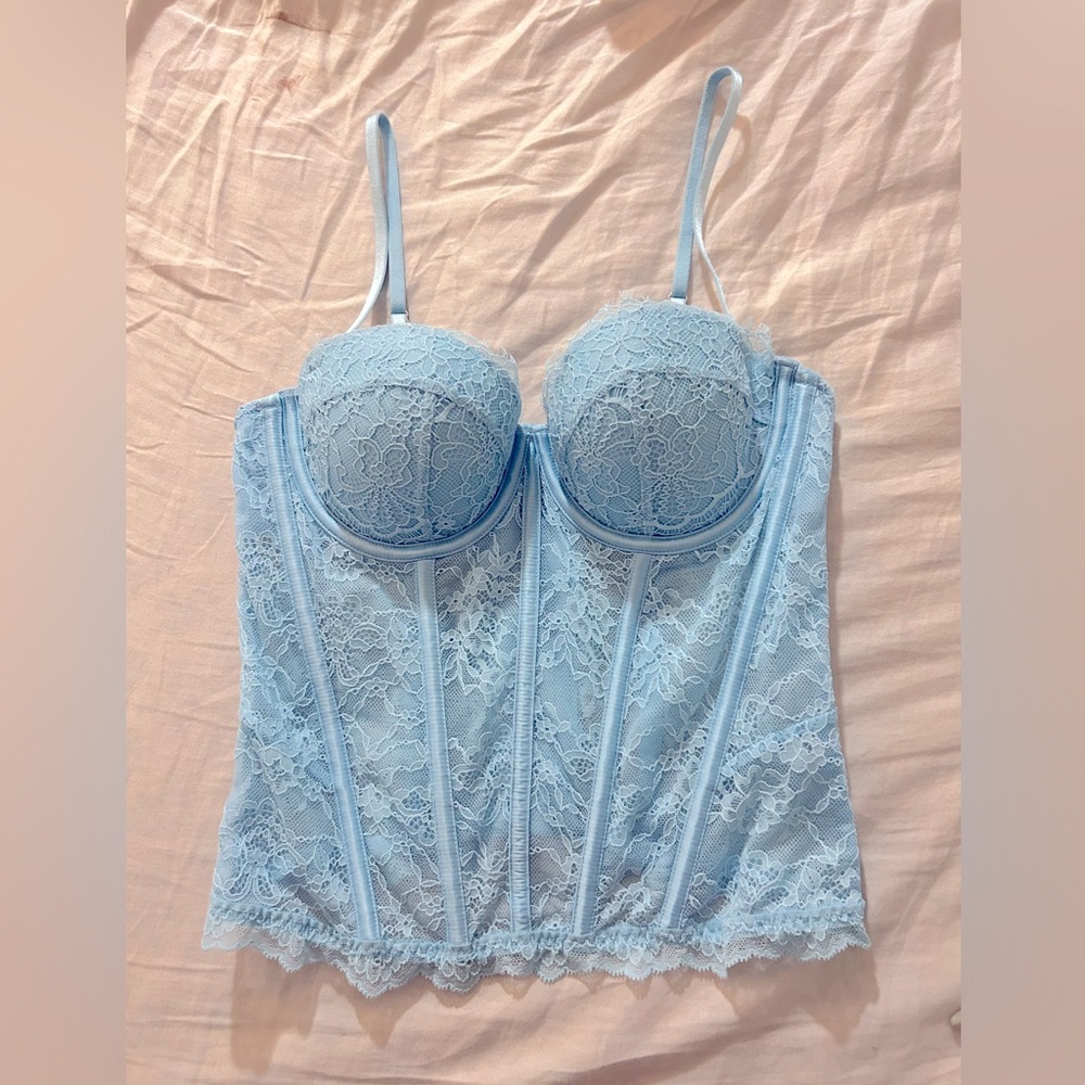 Bright Blue Corset